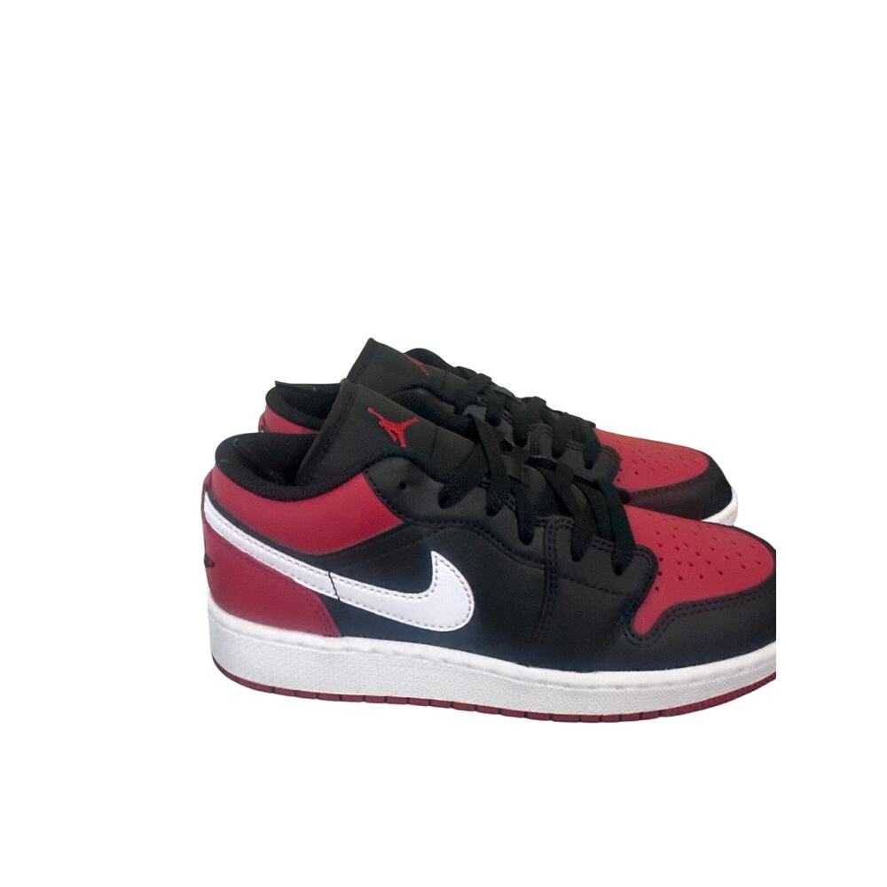Nike Air Jordan 1 Low - Black/Gym Red - White Boys 5Y